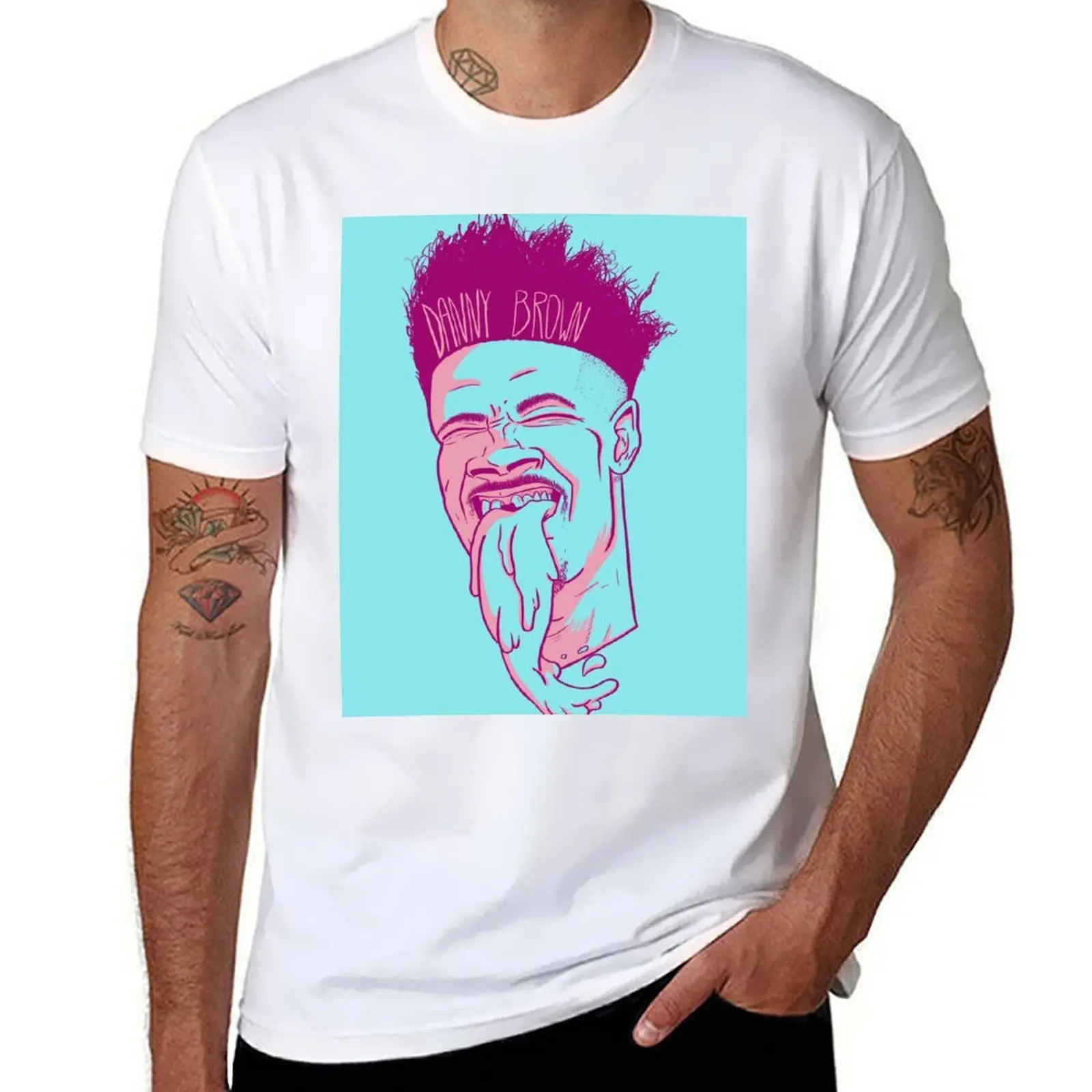 

Danny Brown T-Shirt black cotton t-shirt plain for man package cotton t shirt man T-Shirt