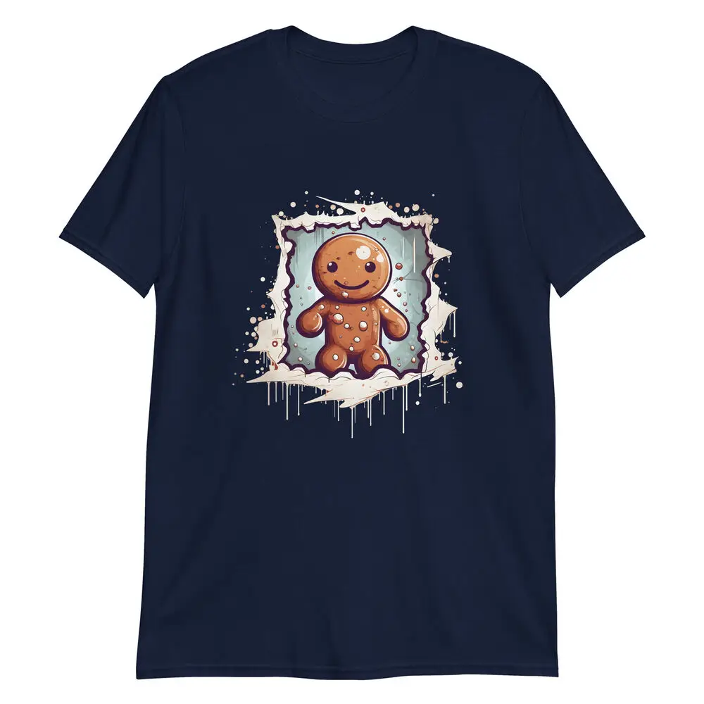 Camiseta Happy Gingerbread Man Pops Out