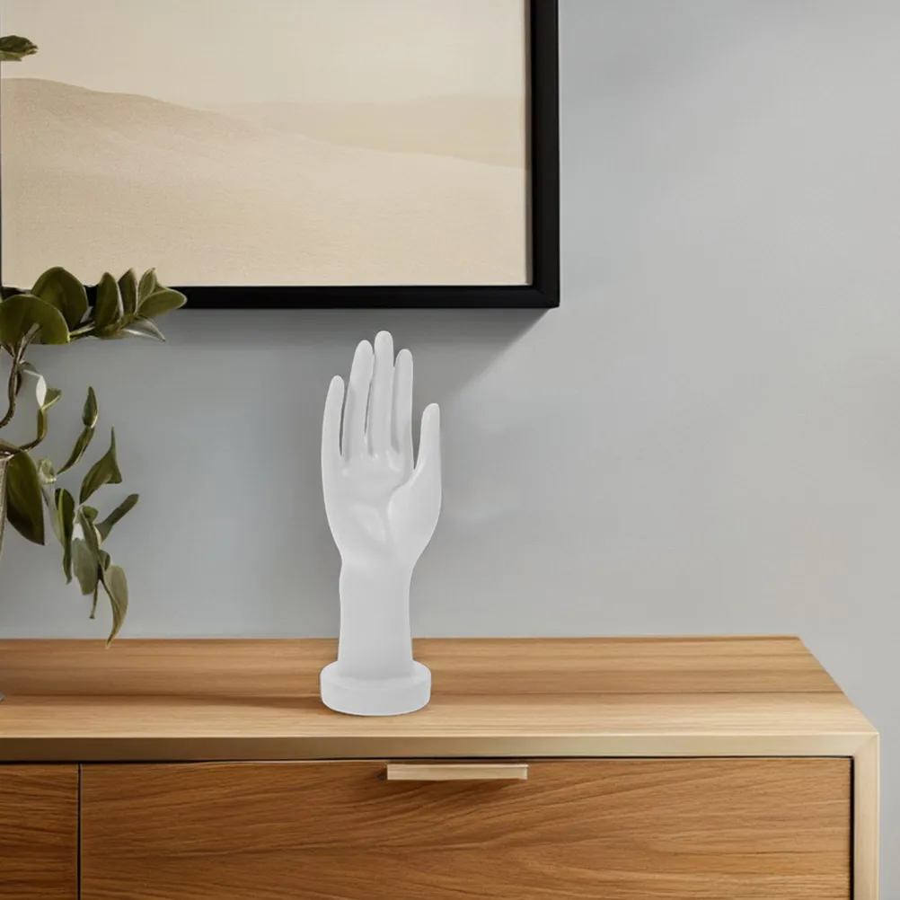 

2Pcs Jewelry Display Hand Mannequin Realistic Plastic Bracelet Ring Holder for Retail Store Home Jewelry Organizer Rack