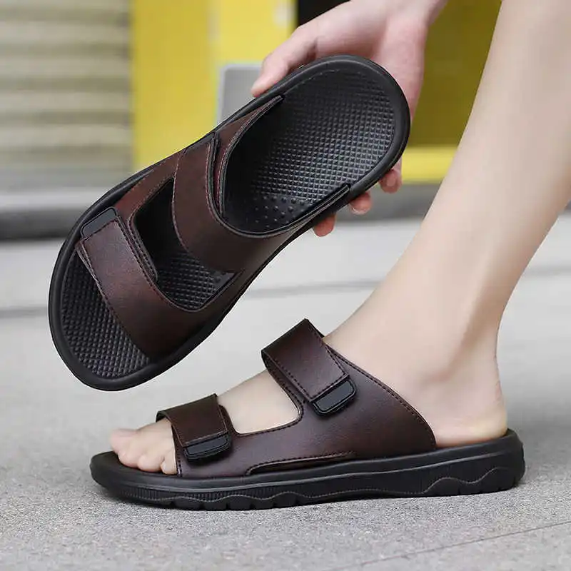 

Does Not Slip Autumn Men's Sneakers Slippers Rubber Sandals For Men Vip Luxury Brand Shoes Sports Upper Link Vip Tenid