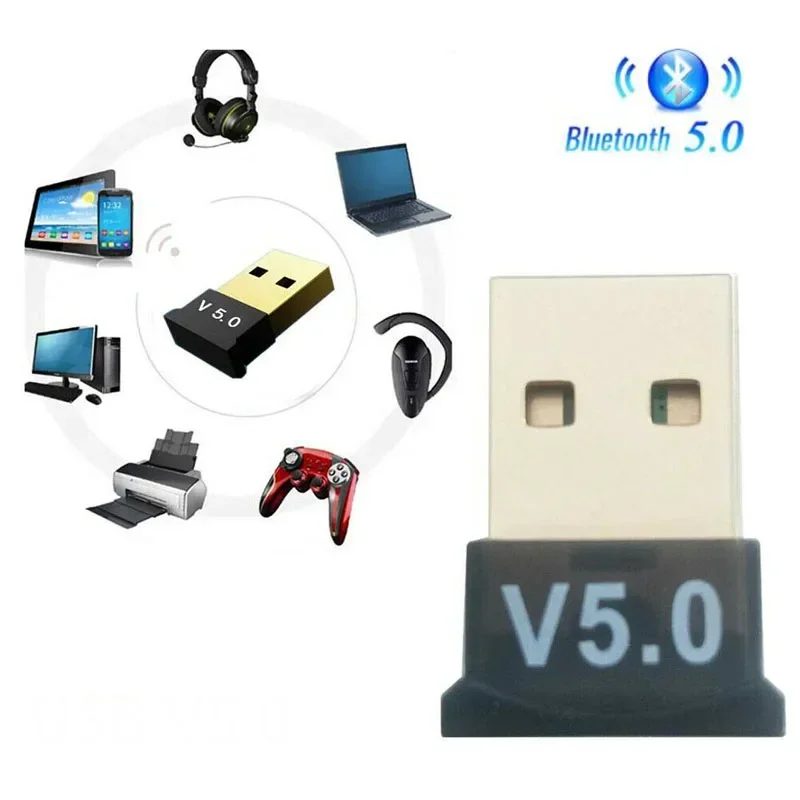 

Мини-беспроводной USB-адаптер Bluetooth 5,0, передатчик, музыкальный приемник, мини-ключ V5.0, аудиоадаптер для компьютера, ПК, ноутбука, планшета