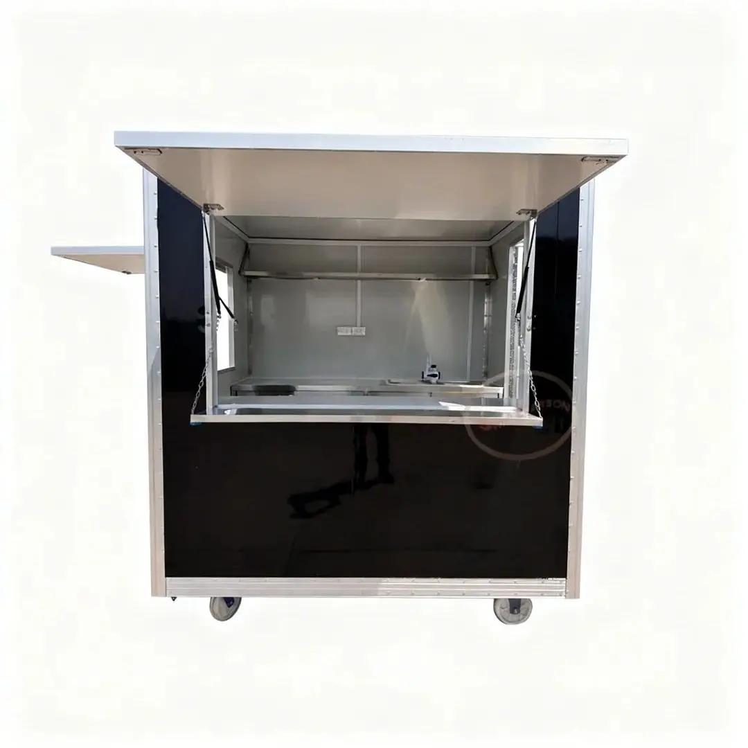 

Fried chicken Food Truck fast Food Kitchen Equipment French Fries Catering Trailer Mobile Food TruckFranchise