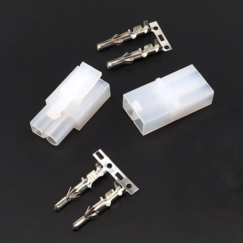 5-10pcs/lot L6.2 Big Tamiya 6.2mm Male Female Rubber Shell Connector Plug-in Terminal Aerial Model Toy Butt Joint Plug