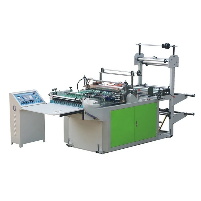 Microcomputer controlled hot cutting edge sealing bag making machine, bread bag making machine, jewelry bag making machine