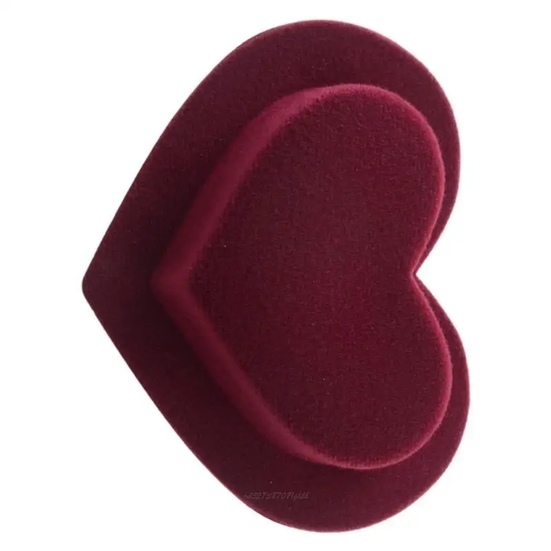 

X5XA Trendy Elegance Fashionable Heart Hat Base Soft Texture Breathable Fascinators Base for Do It Yourself Enthusiasts