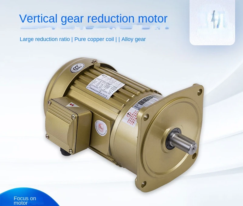 motor three-phase vertical gear reduction motor with brake