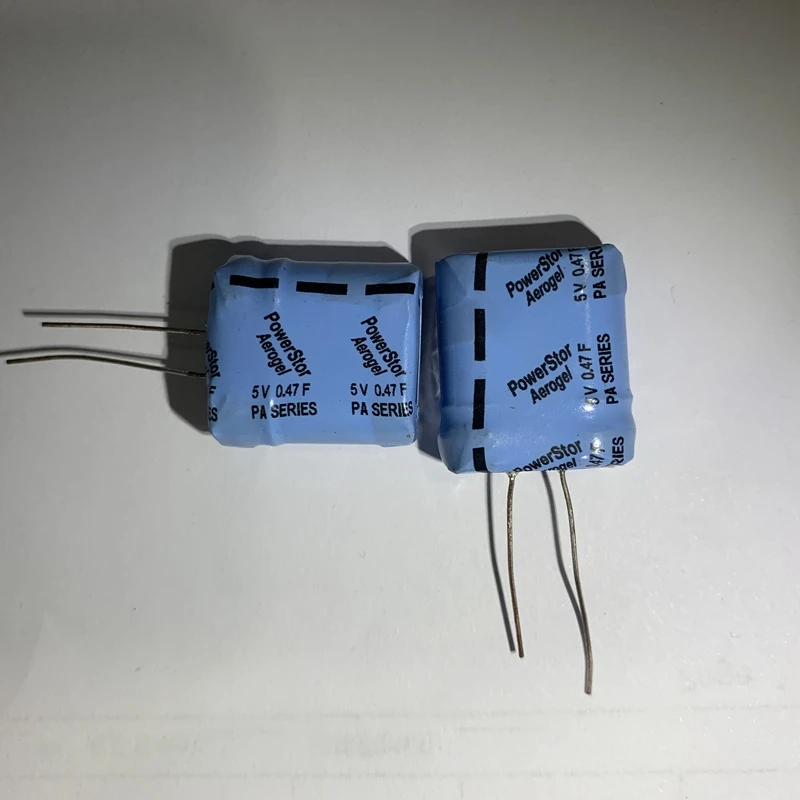 2-10pcs/LOT 5V0.47F  PA-5R0V474-R SUPERCAPACITOR PA 5V0.47F POWERSTOR FARAD CAPACITOR