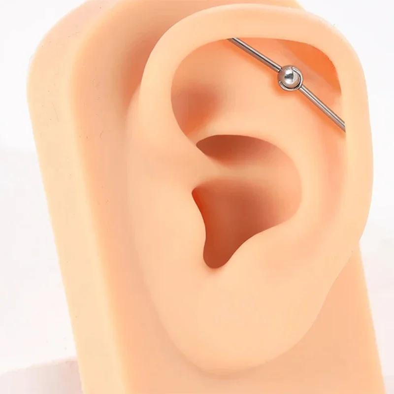 F136 Titanium Internally Thread Balls Piercing Tragus Accessories Barbell Helix Piercing Cartilage Earrings Jewelry wholesale