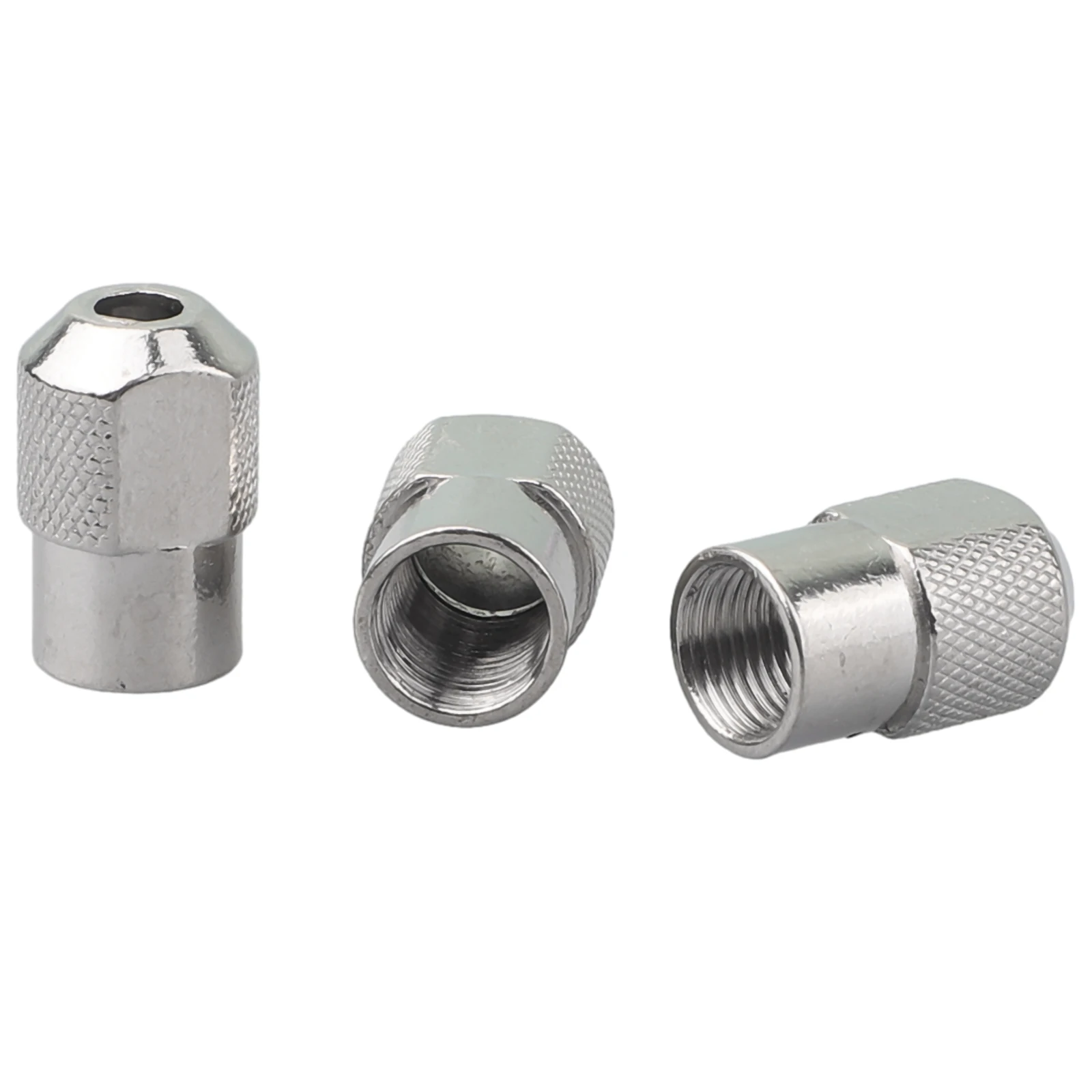 

Grinder Chuck Nuts Garden 3pcs 8*0.75mm Easy To Install Silver Zinc Alloy For 8*0.75mm Electric Grinder Brand New