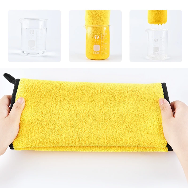 1pc Quick-Drying Dog And Cat Towels Soft Fiber Towels Absorbent Bath Towel Pet Bathrobe Convenient Cleaning Towel Pet Supplies