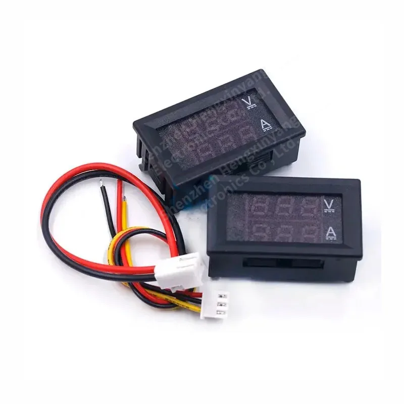 DC 0-100V 10A Digital Voltmeter Ammeter Dual Display Voltage Detector Current Meter Panel Amp Volt Gauge 0.28 