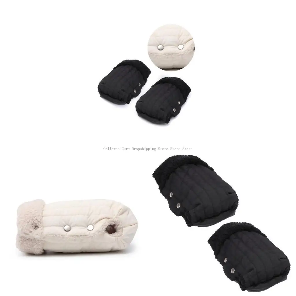 

Luxurious & Insulated Hand Warmers Convenient Hand Mittens for Child Strollers