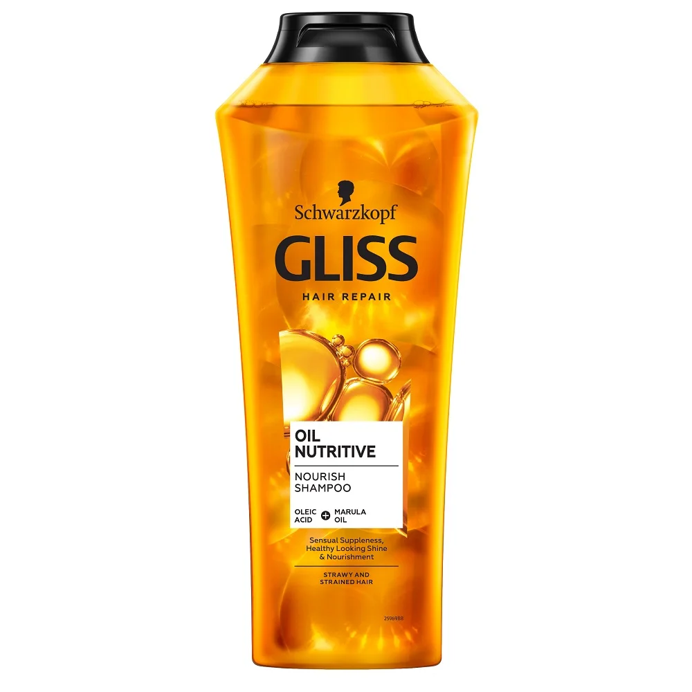 Schwarzkopf gliss oli nahrhaftes pflegendes haars hampoo, 400ml