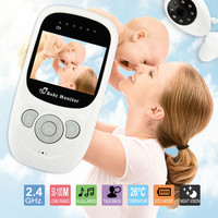 2.4 inch Wireless Digital Video Baby Monitor Resolution Baby Nanny Security Camera Night Vision Temperature Monitoring SP880