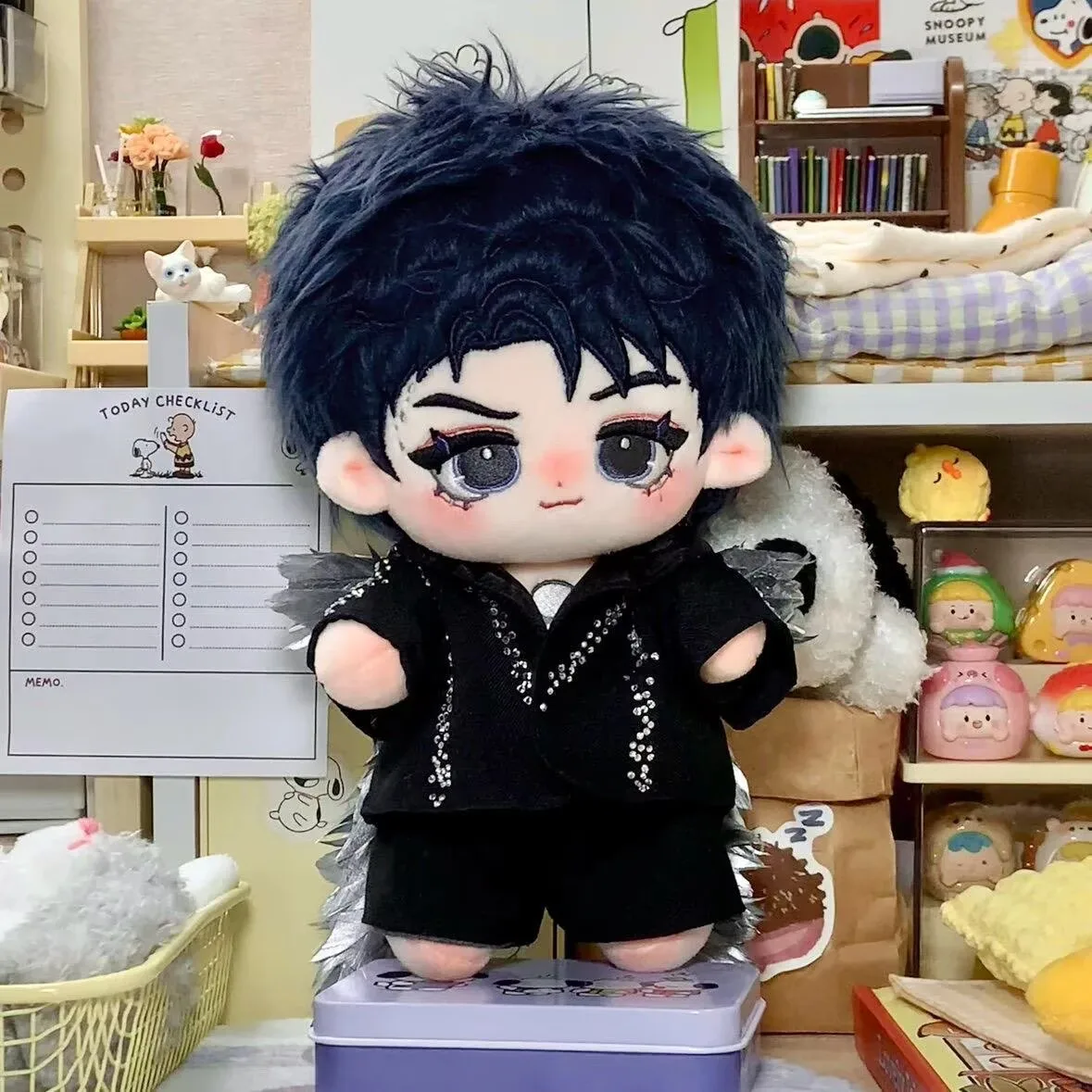 20cm Tan Kisser character, Tan Jianci's prototype cotton doll gift from Shenzhen's final show view 6