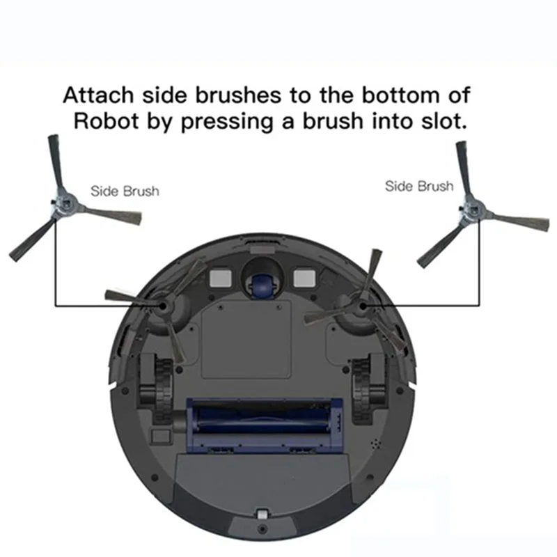 A86I-فرشاة جانبية بديلة لـ Coredy R3500 R550 R650 R600 R700 GOOVI D380 DEENKEE DK600 ملحقات المكنسة الكهربائية