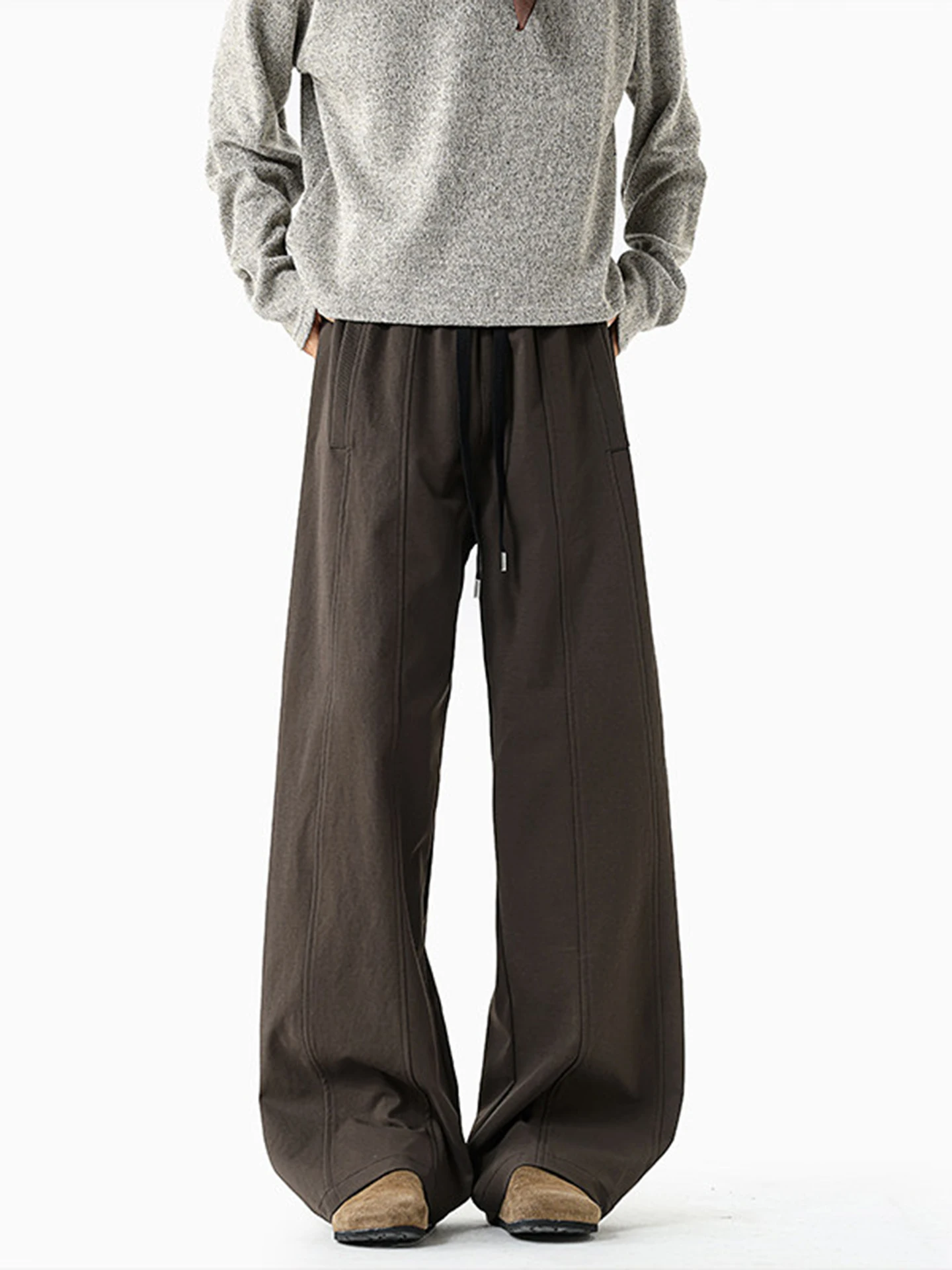 

Американские ретро-брюки для мужчин, свободные прямые брюки, новинка весеннего сезона, модный бренд Haome, универсальные широкие брюки для подростков