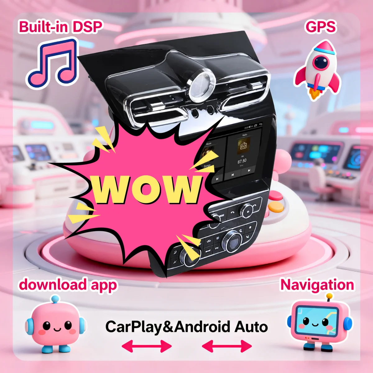 

10,9 ''Android 13 для Bentley Bentayga 2016-2020, сенсорный автомобильный экран, навигация, автомобильный радиоприемник Carplay, DSP BT, мультимедийный плеер 1600*720