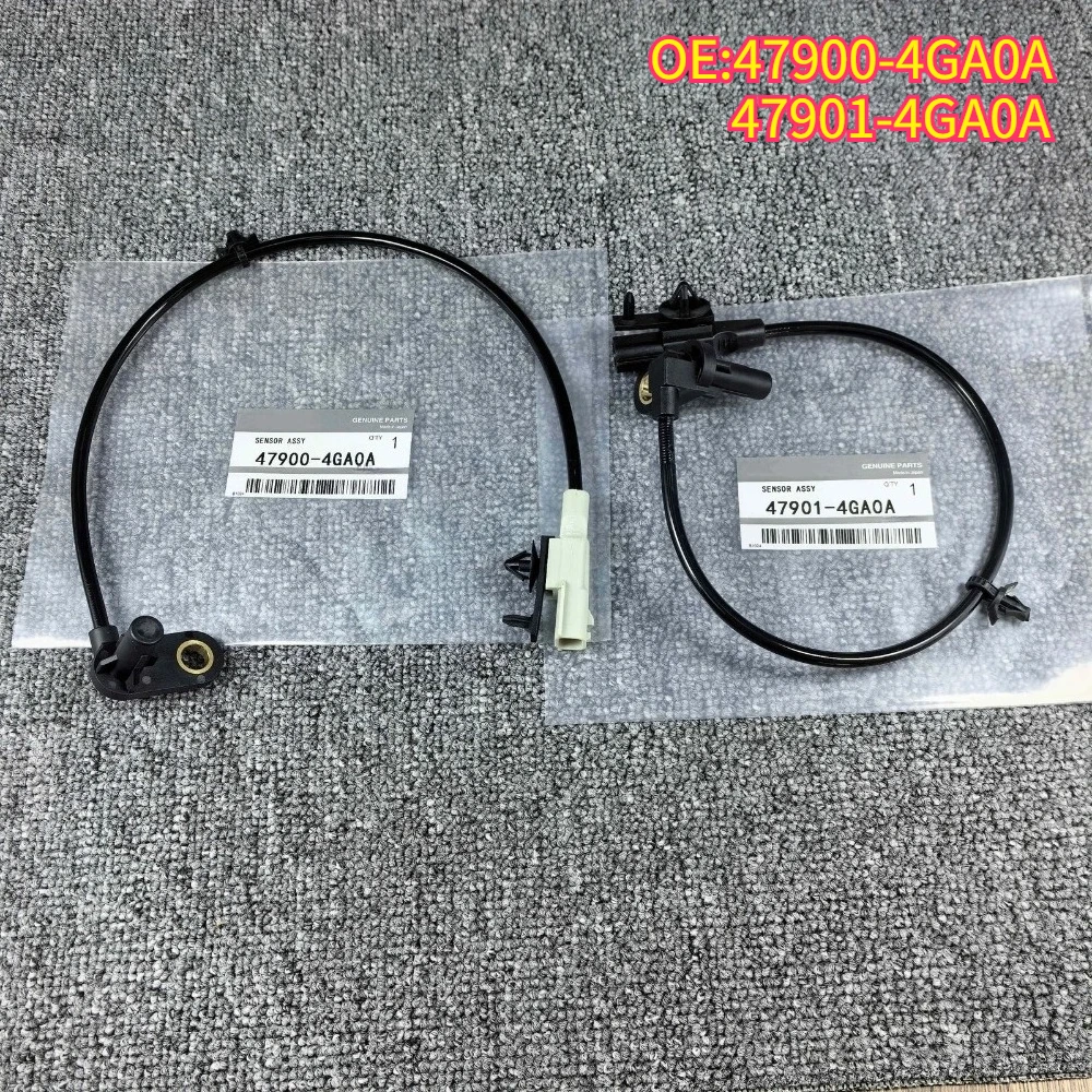 

High quality New For 2Pcs 47900-4GA0A 47901-4GA0A Right Rear Speed Sensor/abs Sensor for INFIN-ITI 2014+ Q50 2017+ Q60