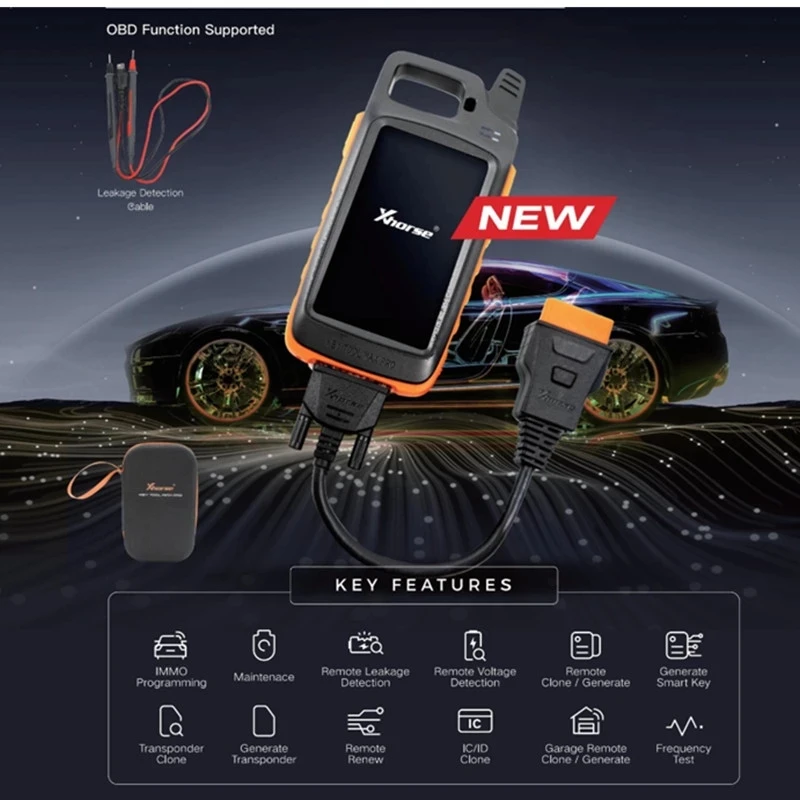 Xhorse VVDI Key Tool Max Pro con MINI strumento OBD funzione supporto lettura tensione e corrente di dispersione in Stock