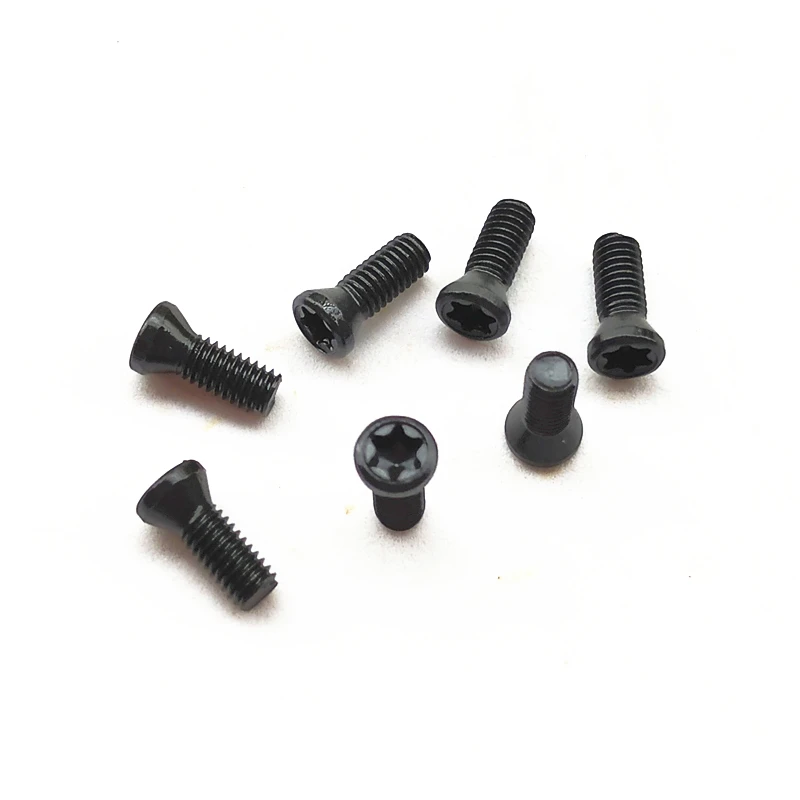 50pcs M2 M2.5 M3 M3.5 M4 M5 M6 Insert Torx Screw Replaces Carbide Inserts CNC Lathe Tool/Blade Cutter Bar Alloy Steel 12.9