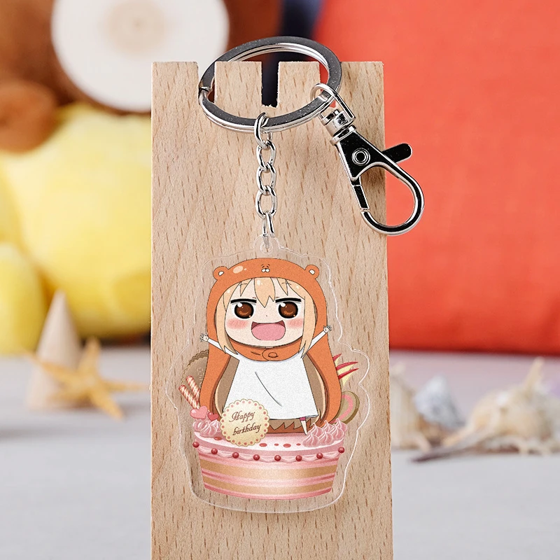 Doma Umaru Taihei Nanan Ebina Motoba Popular Anime Two-dimensional Peripheral Transparent Acrylic Keychain Backpack Pendant