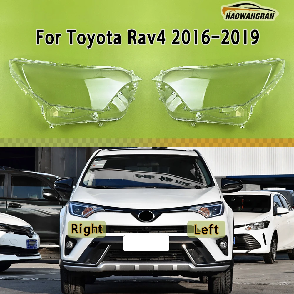 

Headlamp Lamp Shell Headlight Cover Transparent Lampshade Plexiglass Replace Original Lens For Toyota Rav4 2016 2017 2018 2019