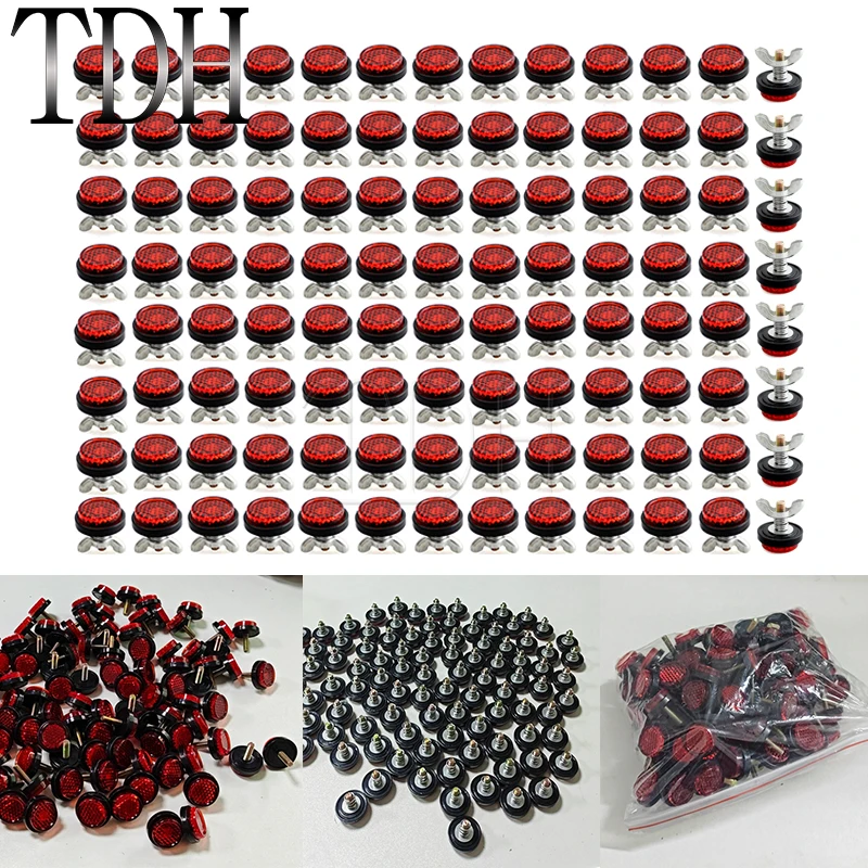 

Warning Reflectors Universal M5 Motorcycle Bicycle Car ATV UTV Trunk Scooter Mini License Plate Reflector Safety Reflective