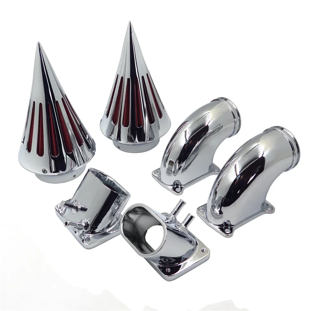 Cone Spike Air Cleaner Kit Intake Filter for Suzuki Boulevard M109 All Year Chrome Motorcycle Accessories