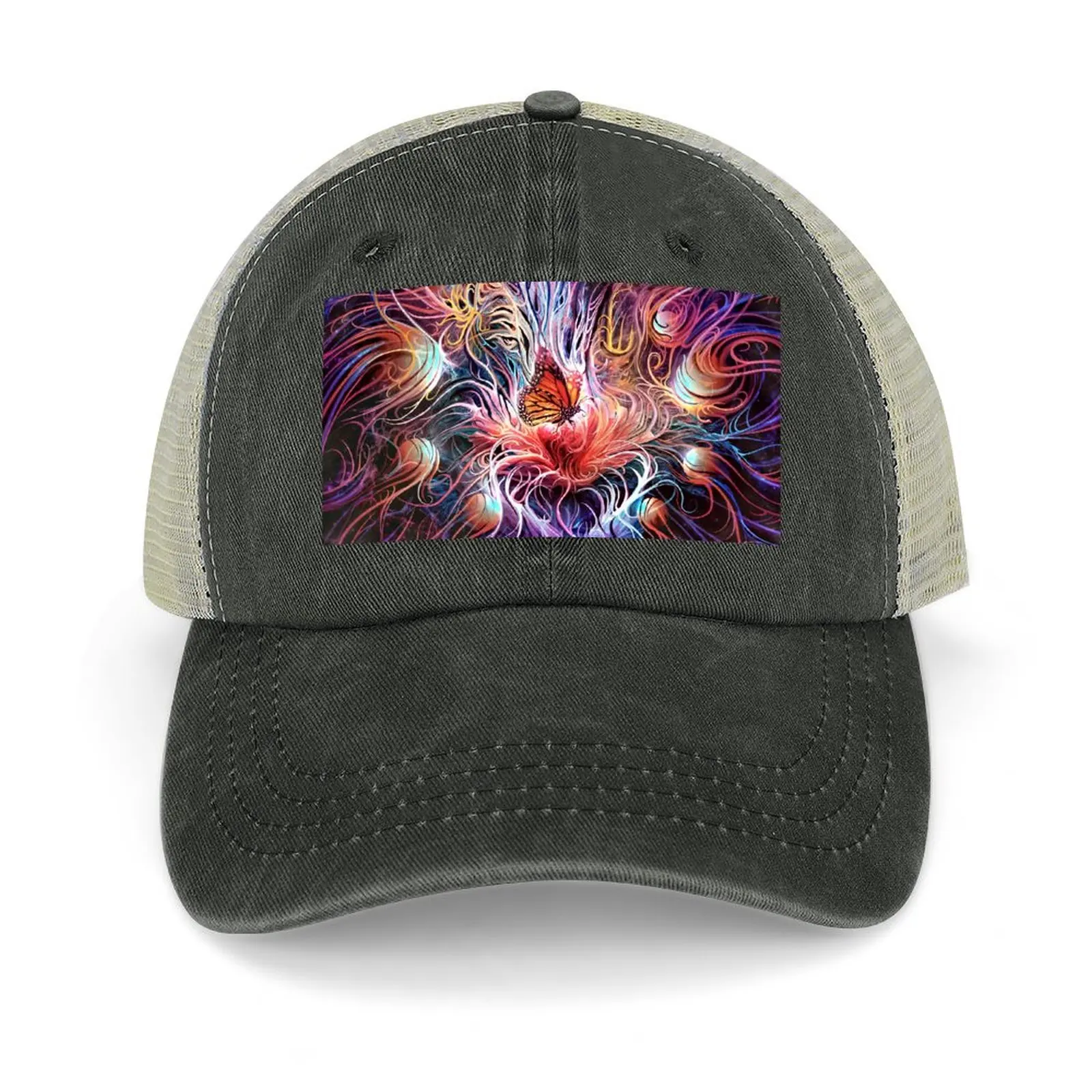 

Spectral Visitor Baseball Cap Beach Trucker Hat Sun Hat For Children Bobble Hat Luxury Woman Men's