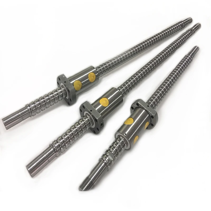 

1set Left thread ball screw of left thread SFU2510 1000mm with ball nut standard end machined for BK/BF20