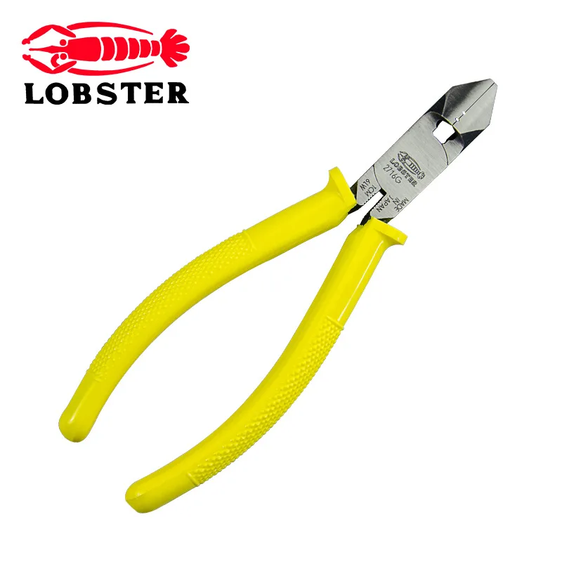 Japanese Shrimp BrandLOBSTER Heavy-Duty Multi-Functional Electrician Diagonal Pliers Diagonal Nose Pliers Cutting Pliers 2716GWi