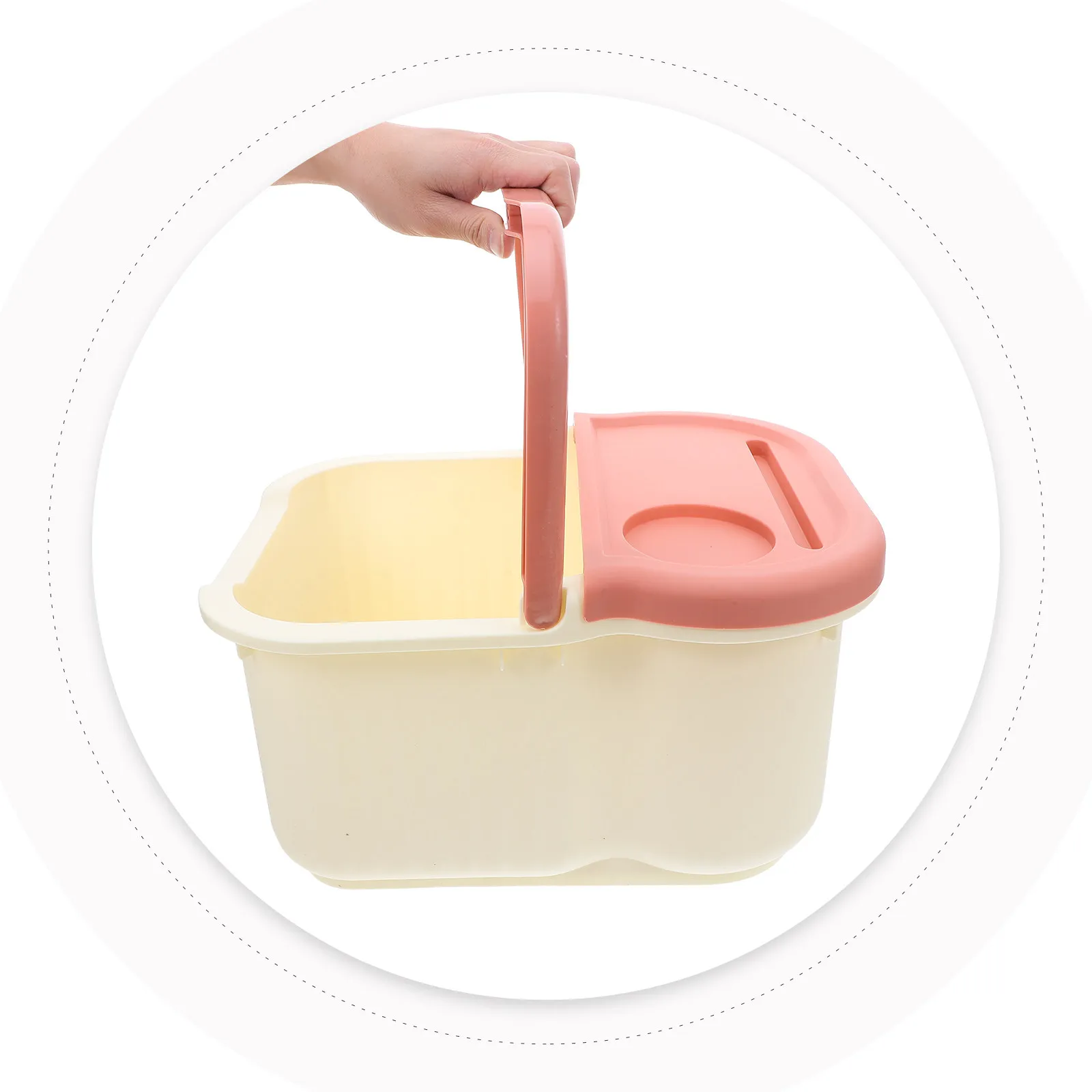 

Massage Foot Bath Basin Ankle Depth Soak Tub for Fatigue Relief Sleep Quality Boost Easy Storage in Living Space