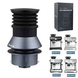 Aluminum Alloy Single Dose Hopper for Breville Coffee Grinder, Blower for Breville 870, BES875, BES878, BES880