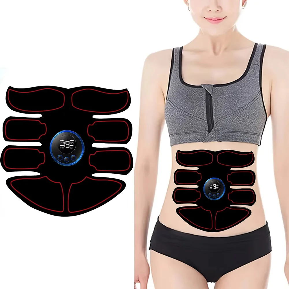 Wireless Abdominal Trainer Body Slimming Massager Fitness Trainer for The Muscles Exercise USB Charging Household Men Women