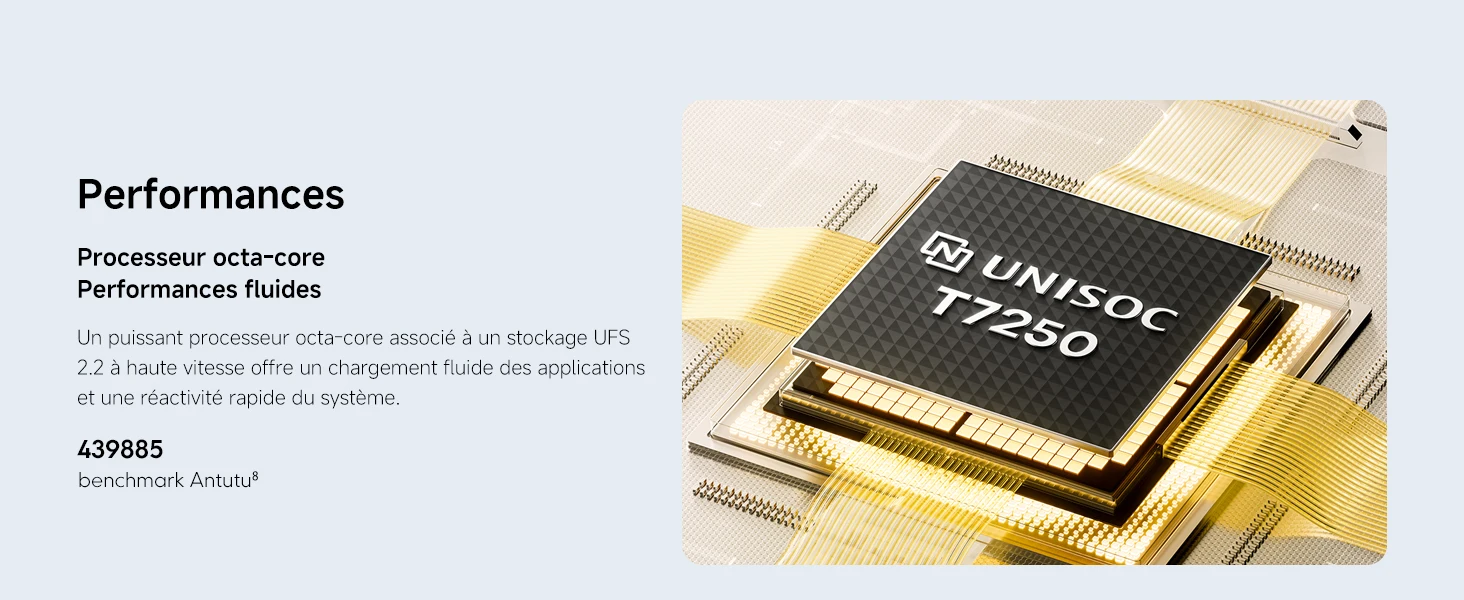 Xiaomi France POCO C81 Pro, immersive screen of 6,9 ", long battery life of meh, powerful octa-core processor, dual camera IA of 13 Mpx
