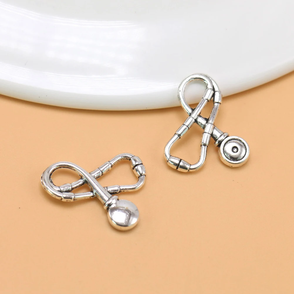 

Retro Alloy Jewelry Charms Pendant Set for DIY Crafts Nurse Theme Earrings Vintage Accessories Making Supplies