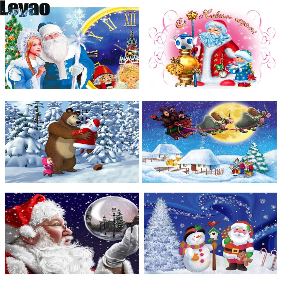 

Diamond Painting elf Christmas carol Santa Claus snowman Picture Gift Diamond Mosaic Cross Stitch Embroidery Sale Christmas gift