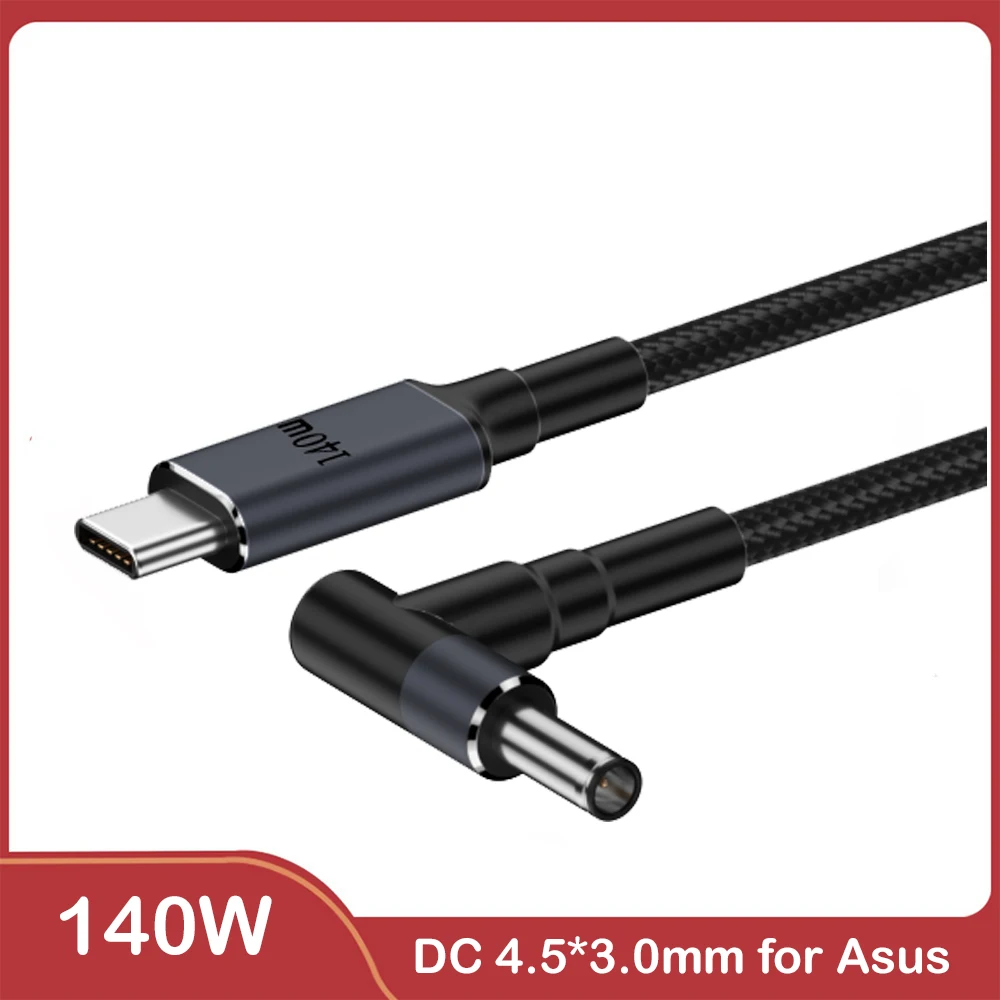 USB-кабель для быстрой зарядки ноутбуков Asus PU450C 140 в PRO451 PU500C 550 S PE552L PRO551 553U, 65 Вт 90 Вт 452 Вт