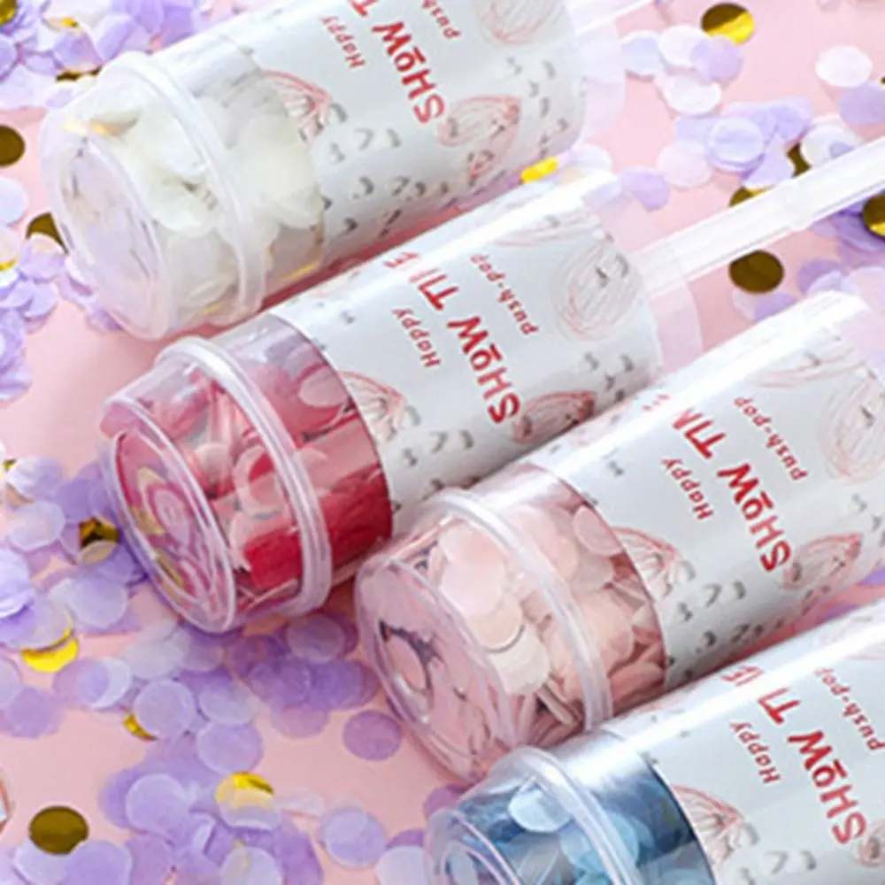 1 peça de tubo para decoração de festa de casamento, chá de noiva, aniversário, suprimentos para decoração de festa, tubo para confete de casamento