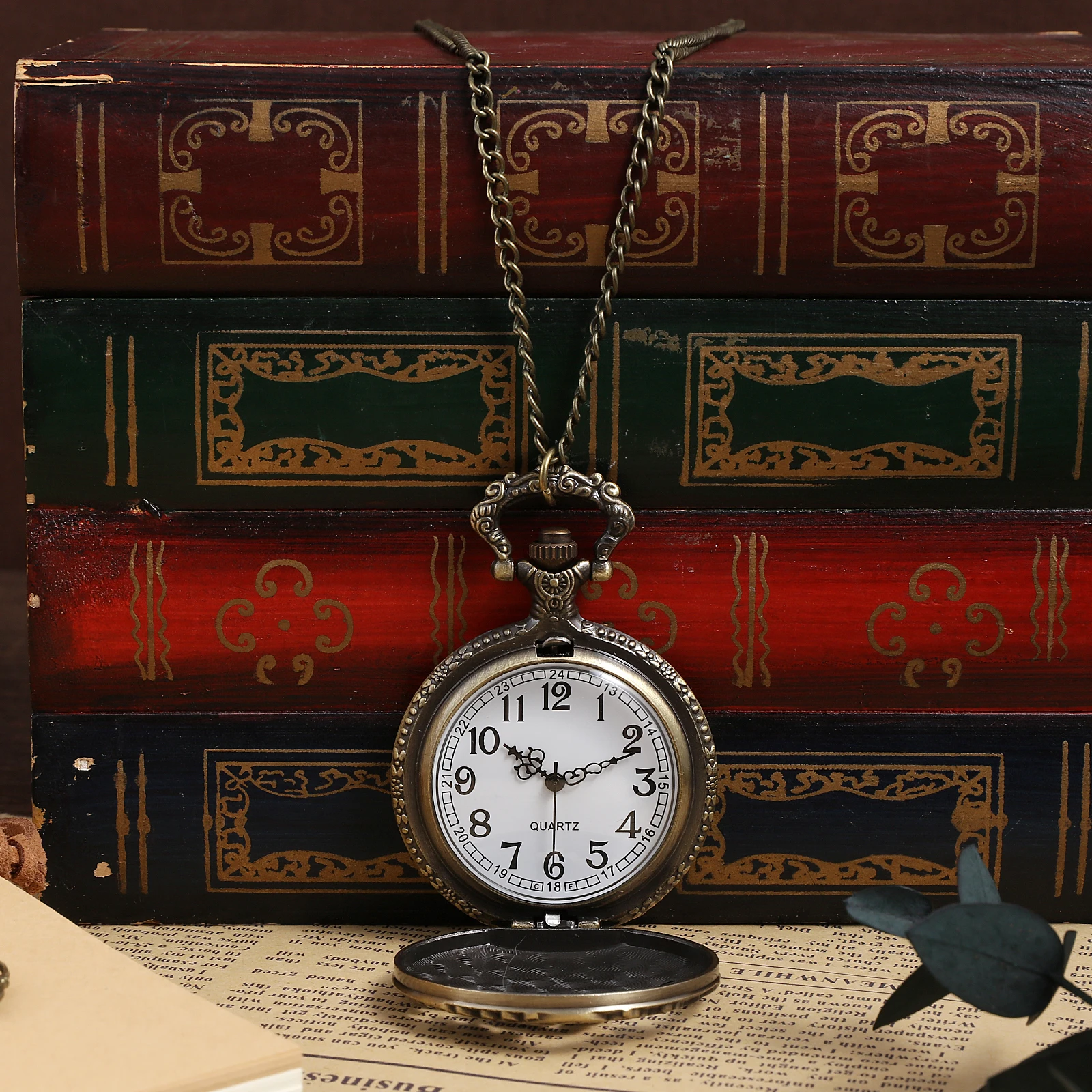 Карманные часы из цинкового сплава с головой поезда, прочная подвесная цепочка, кварцевый механизм, винтажные часы для мужчин, легко носить на талии