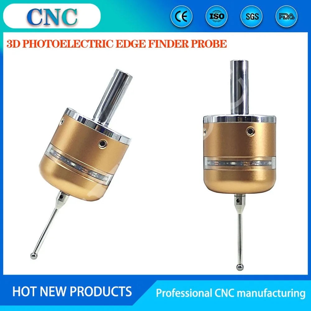 

New Cnc Three-coordinate Probe Center Rod 40mm 3d Photoelectric Edge Finder Probe Probe Center Rod With Steel Tungsten Probe