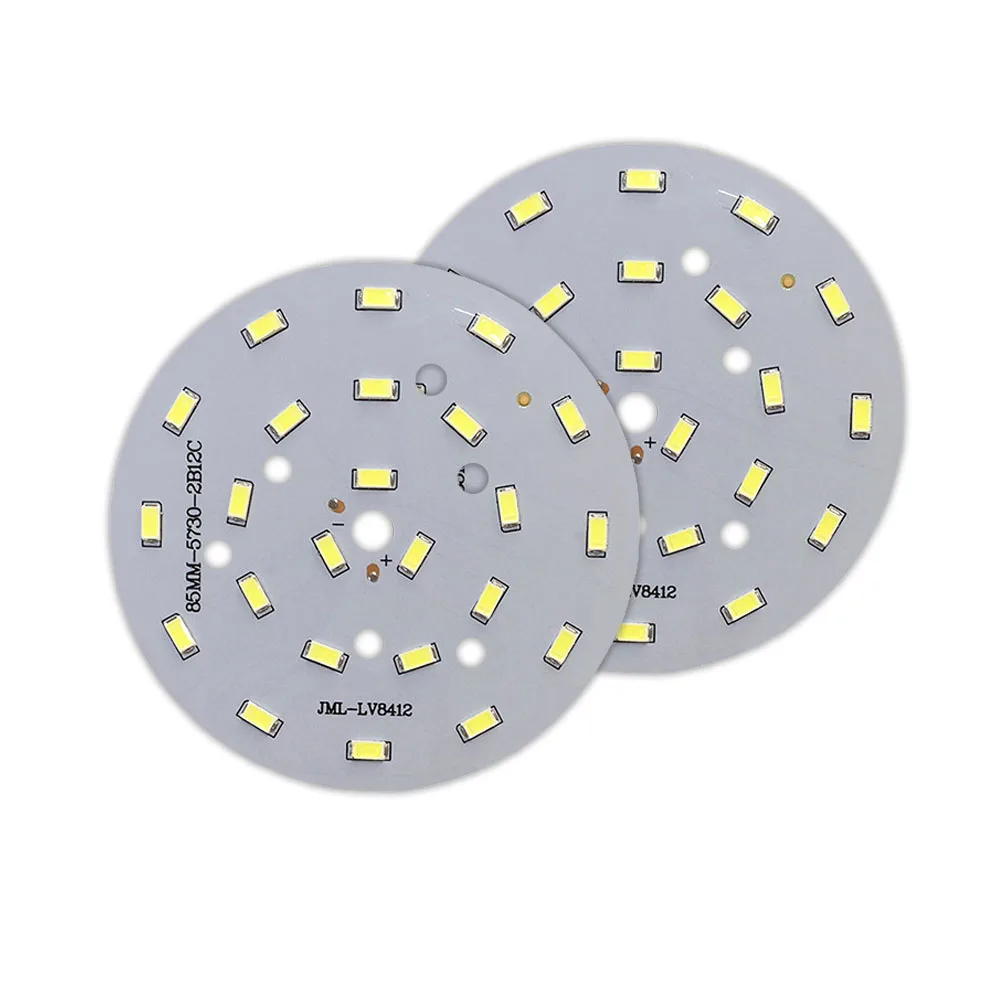 Panel świetlny LED 12W ciepły biały 3000K 6000K 36-40V SMD 5730 średnica koralika 85mm dla majsterkowiczów Downlight Spotlight wisiorek światło