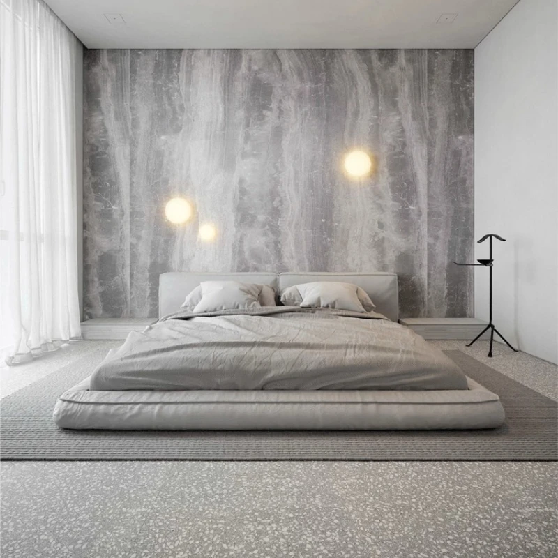 180x200cm King Size Bed 2 People Bedroom Furniture Nordic Elegant Luxury Design Double Bed Minimalist Comfortable Cama Casal