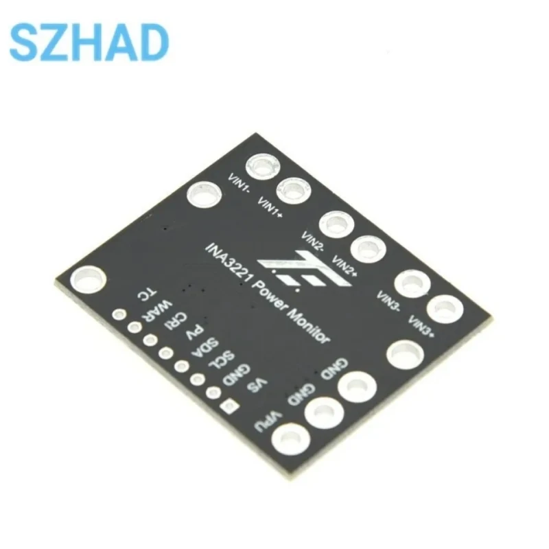 I2c Smbus Ina3221 Triple-Channel Shunt Stroom Voeding Spanning Monitor Sensor Board Module Vervangen Ina219 Met Pinnen