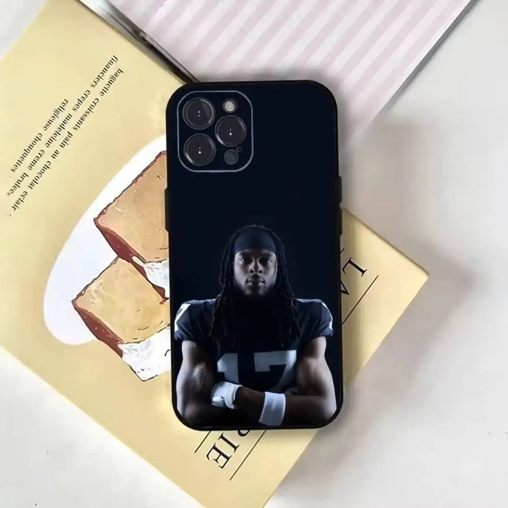 حافظة هاتف Pro Football A-Ashton Jeanty لهاتف iPhone16,15,14,13,12,11 Plus، Pro Max، XS، X، XR، SE، Mini، 8، 7، غطاء أسود ناعم