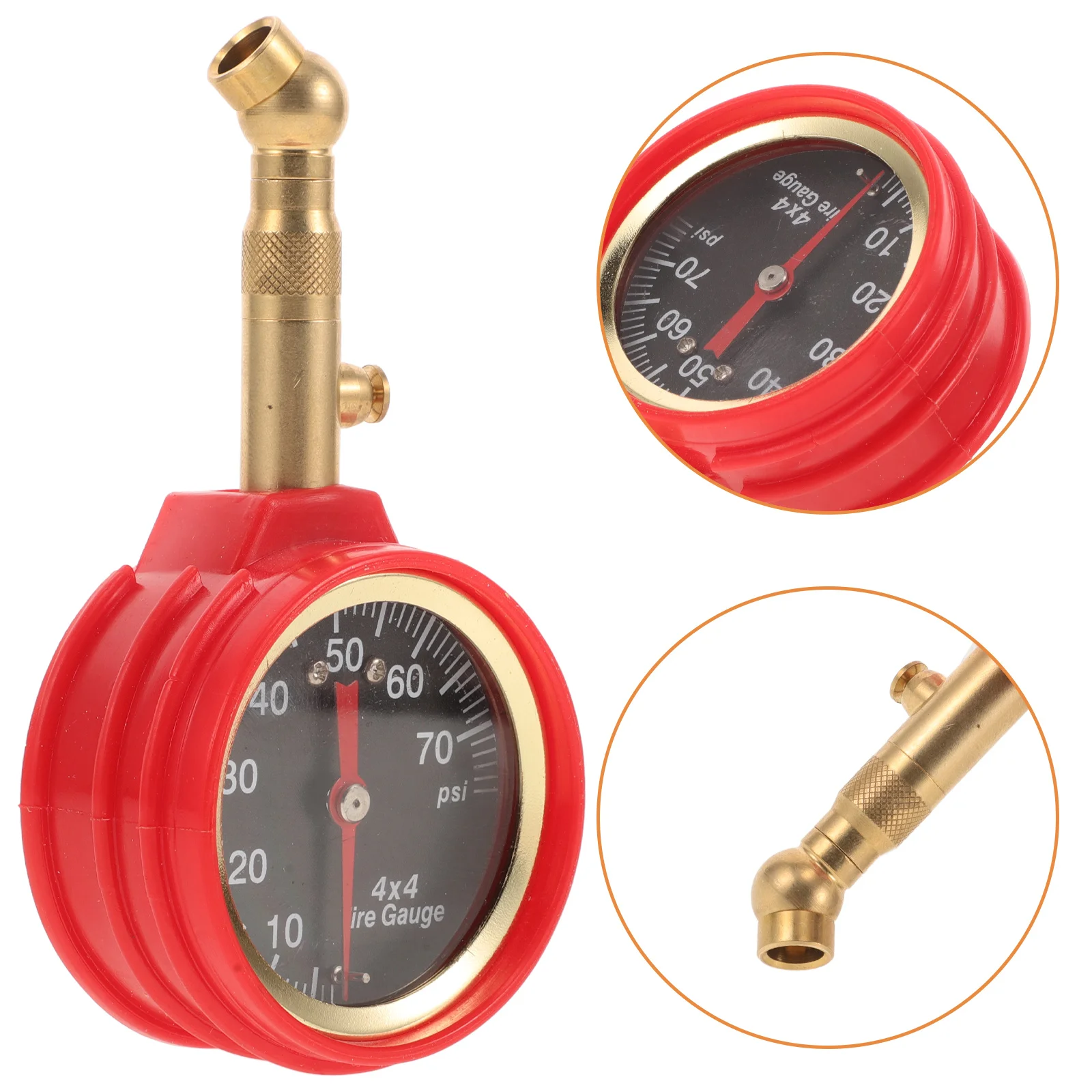 

Tire Pointer Digital Manual Automotive Air Gauge Quick Deflation Tool For Car Tires Durable Brass Rubber Compact Lightweight