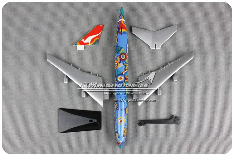 28cm australijskie linie lotnicze B747 oceaniczny sen 1:250 plastikowe zmontowane linie lotnicze Model samolotu W stoisku na prezent dla samolotów