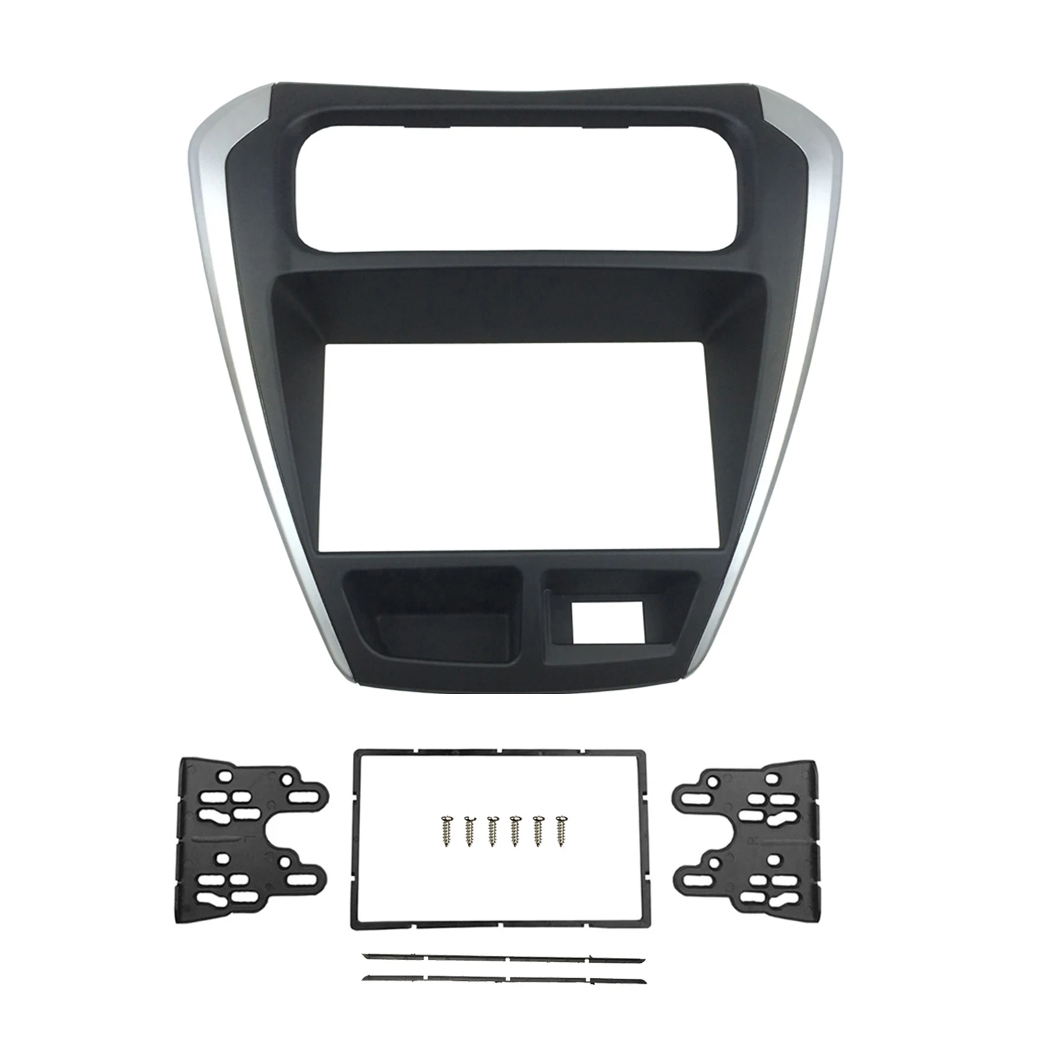 Double Din Fascia for SUZUKI-Maruti Alto 800 2015 Radio DVD Stereo CD Panel Dash Mounting Installation Trim Kit Face Frame Bezel