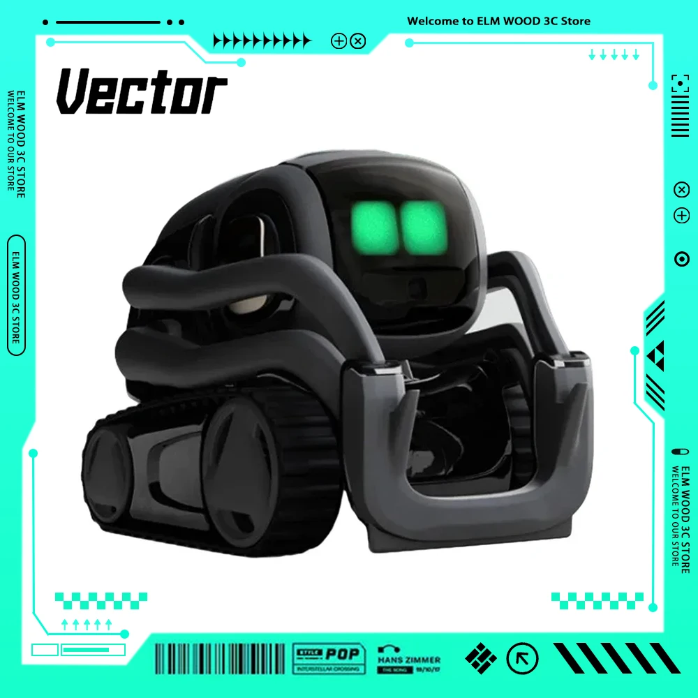 

Vector2.0 Smart Robot Face Recognition Emotional Interaction Intelligent Robot Electronic Pet Voice Interaction Toy Kids Gifts